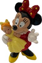 Minnie Mouse met pop - Speelfiguur - 7 cm