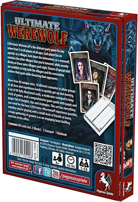 Thumbnail van een extra afbeelding van het spel Ultimate Werewolf (English)