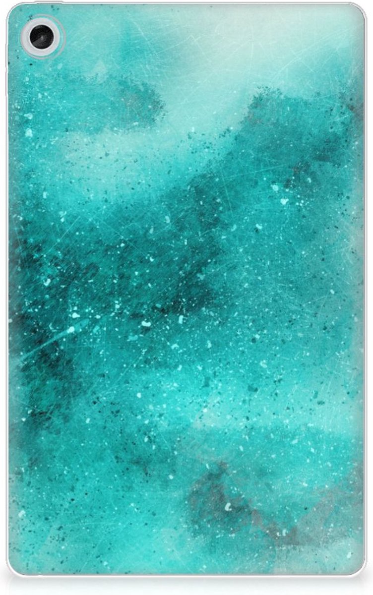 Tablethoes Lenovo Tab M10 Plus (3e generatie) Painting Blue