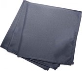 Livetti 3 x Servetten Table Napkins Textiel 40x40 cm - Concrete Grijs