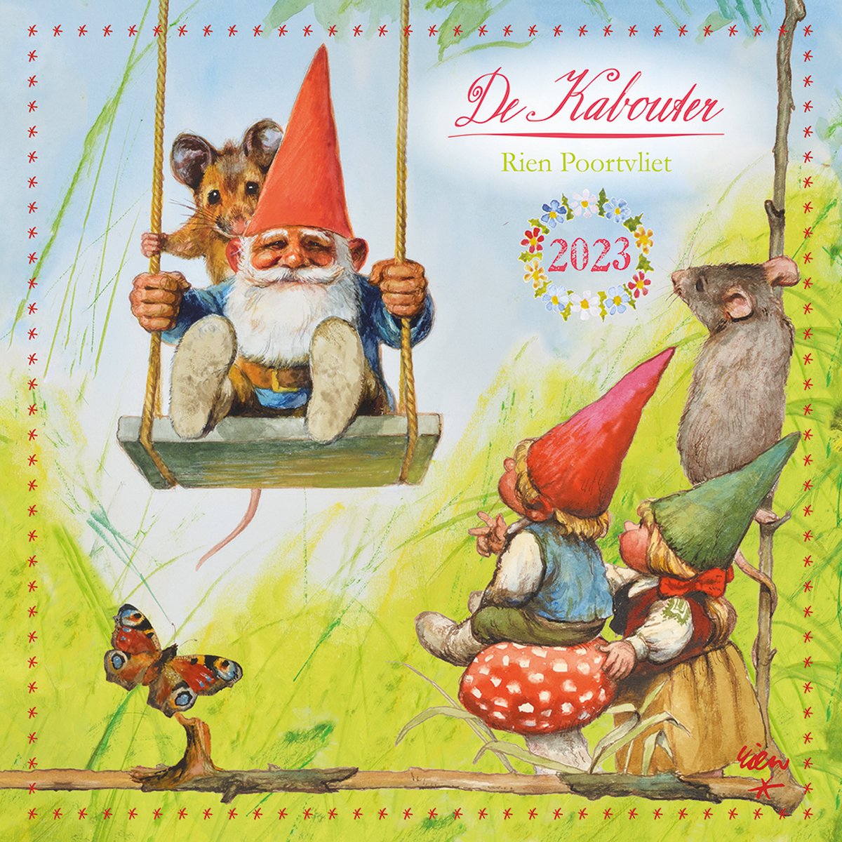 Kalender - 2023 - Rien Poortvliet - Kabouter - 30X30Cm | Bol.Com