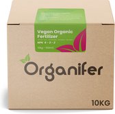 Granules d'engrais végétal végétalien 3 en 1 (10 kg - pour 100 m2) Engrais organique universel - Organifer
