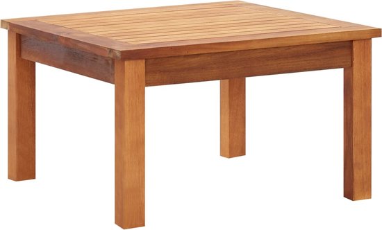 Table de jardin 60x60x36 cm bois d'acacia massif