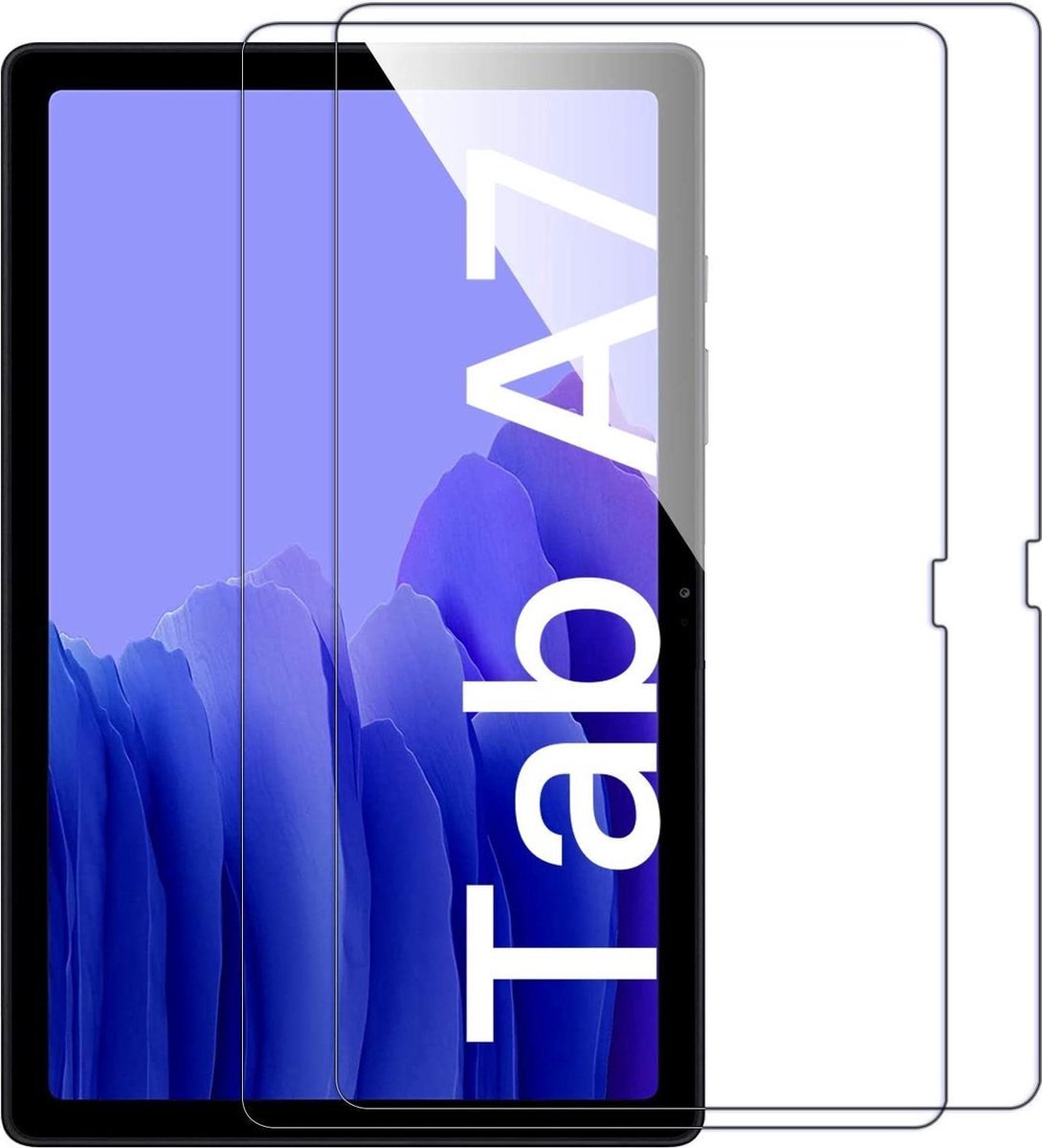 Samsung Galaxy Tab A7 10.4 inch 2020 tablet - Screenprotector Glas Gehard - Tempered Glass - Volledige Bescherming (2 Stuks Pack)