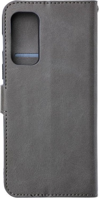 Motorola Moto G51 5G cover book case + 2 pièces Glas Screen Protector gris