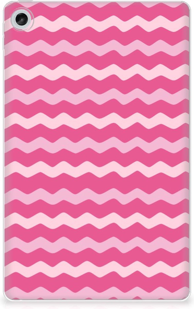 Lenovo Tab M10 Plus (3e generatie) Hippe Hoes Waves Pink