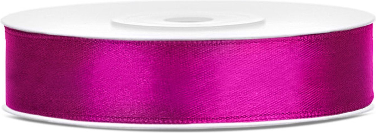 Satijnlint Fuchsia 12mm/25m