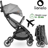 Lionelo Buggy Julie One - Kinderwagen Premium - Automatisch opvouwen - Wandelwagen tot 22 kg - Comfortabele zitje
