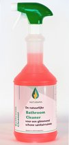 Naturama - Sprayflacon badkamerreiniger - 1 liter - Palmolievrij - Vegan - Niet getest op dieren - 100% biologisch