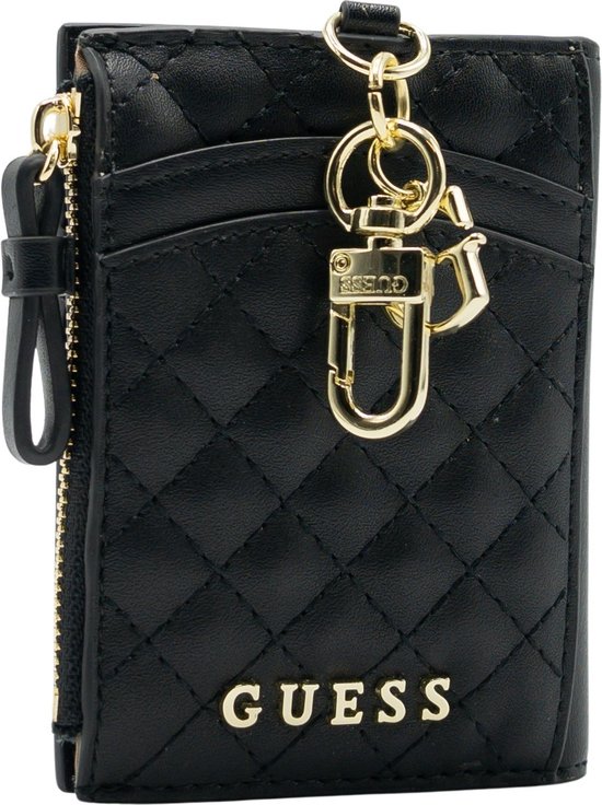 Guess Card Case Keyring Dames Sleutelhanger Zwart