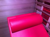 Oreiller de sauna oreiller support de cou sauna infrarouge rouge semi-cylindrique