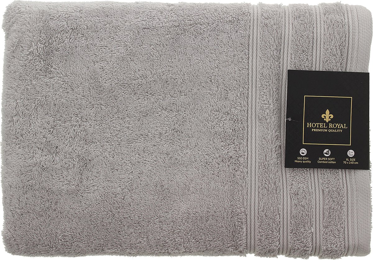 Gastendoekjes set van 4 - Grijs - Guest towel - Hotel Kwaliteit - Gastendoekjes - Gemaakt van katoen - 50 x 30 cm