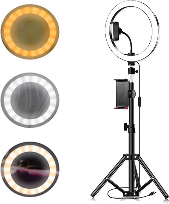 10 RGB-Ringlicht Aanbieding bij Lidl
