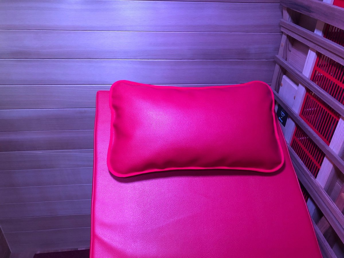 Goedkoopste Saunakussen hoofdkussen infraroodsauna neksteun zacht rechthoekig rood heerlijk comfortabel multipel