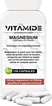 Vitamine Magnesium Citraat Tabletten - 120 Vegan Capsules voor 4 Maanden