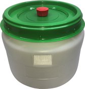 Vergistingsvat van 31L met waterslot en kraan - fermentatievat - gistingsvat 31 liter
