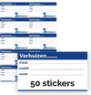 50x Verhuisstickers - Verhuis etiketten - Verhuislabels