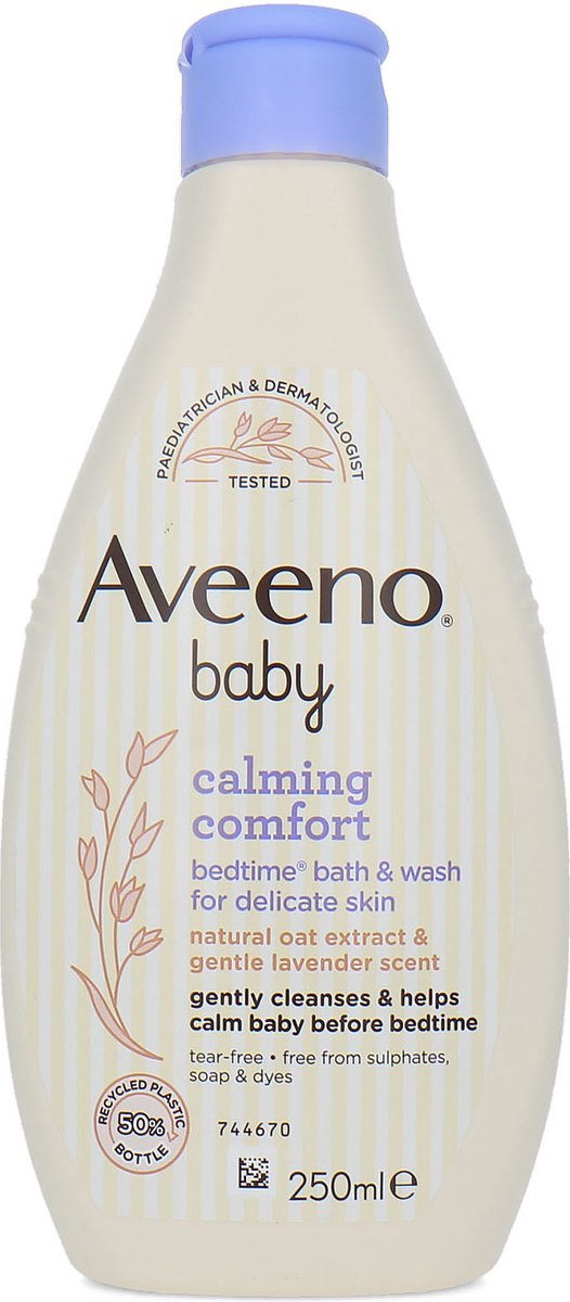 Aveeno Baby Calming Comfort Bedtime Bath & Wash - 250 ml