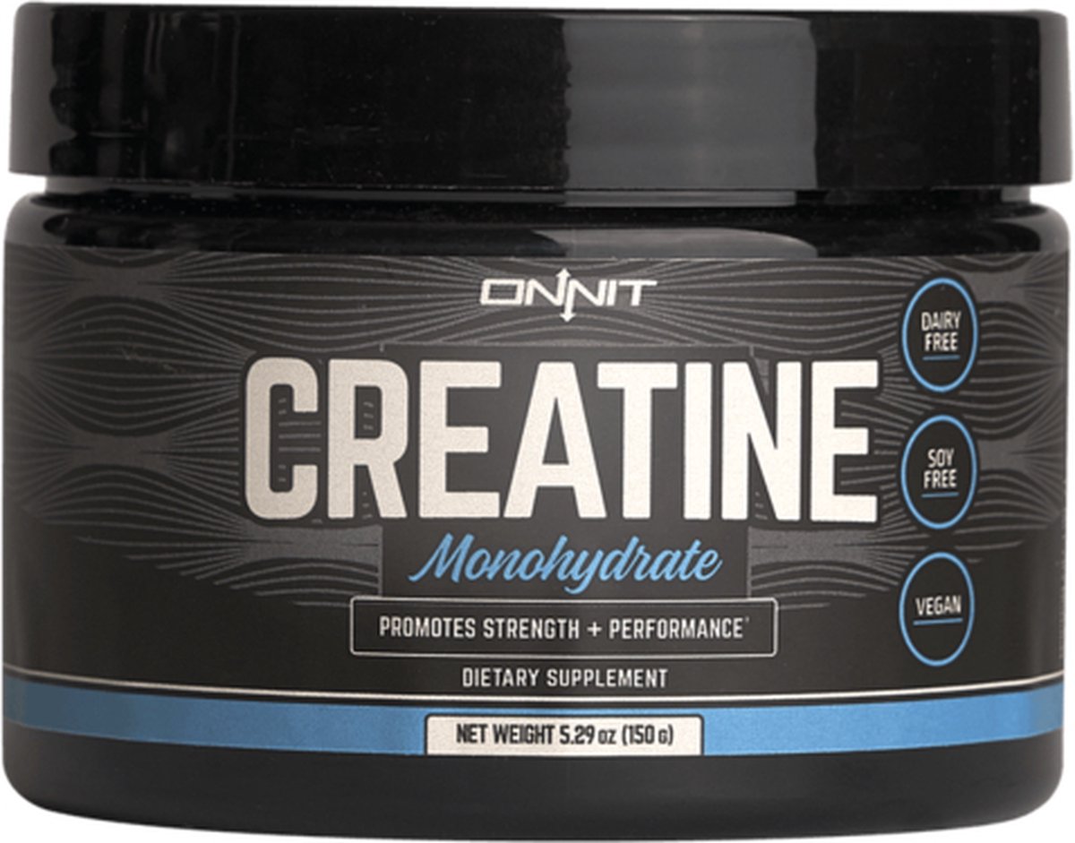 Goedkoopste Onnit - Creatine Monohydrate - Promotes Strength and Performance - 150 gram