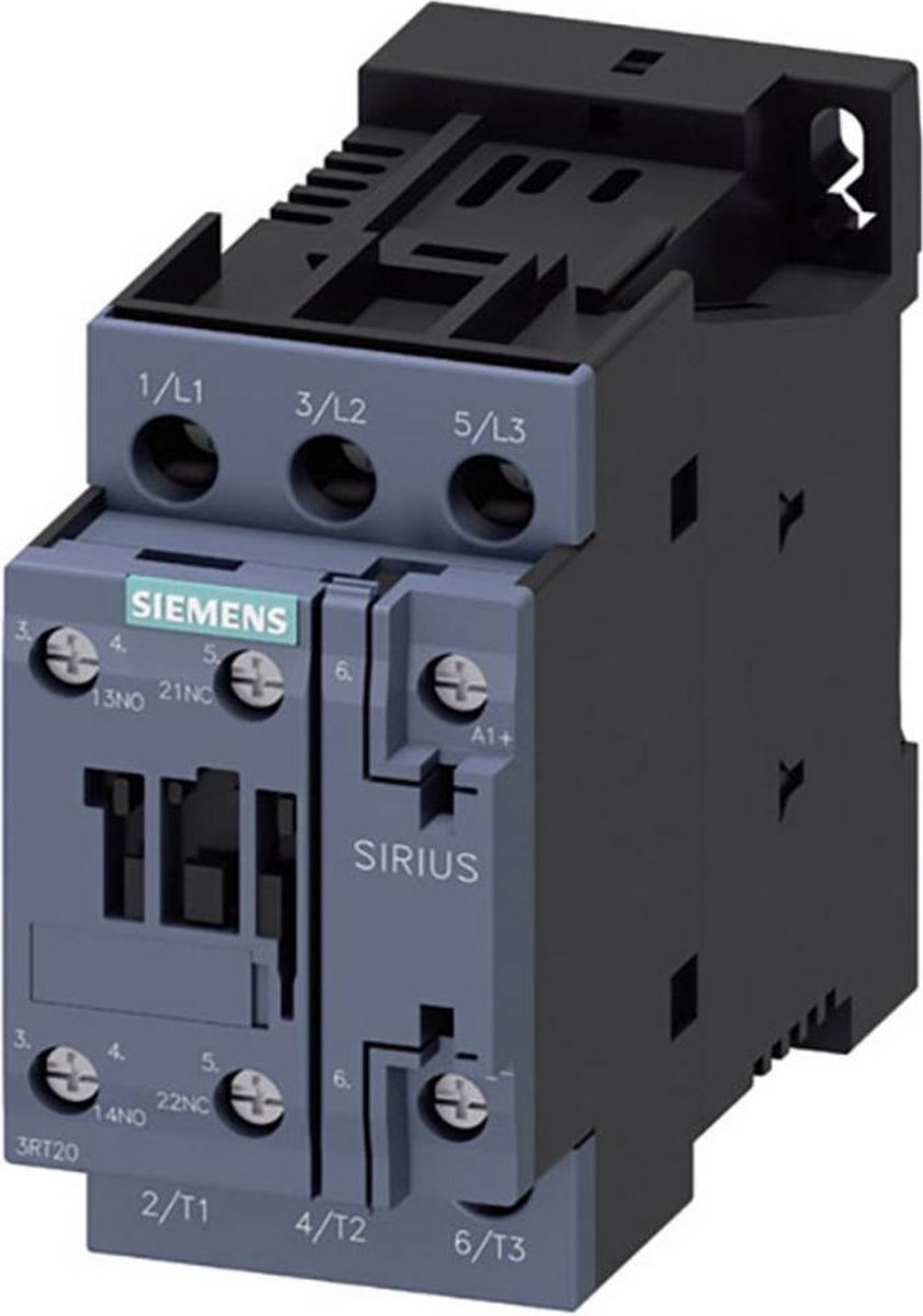 Siemens Siemens Dig.Industr. Contactor 3x NO 11 kW 24 V/DC 25 A Met hulpcontact 1 stuk(s)