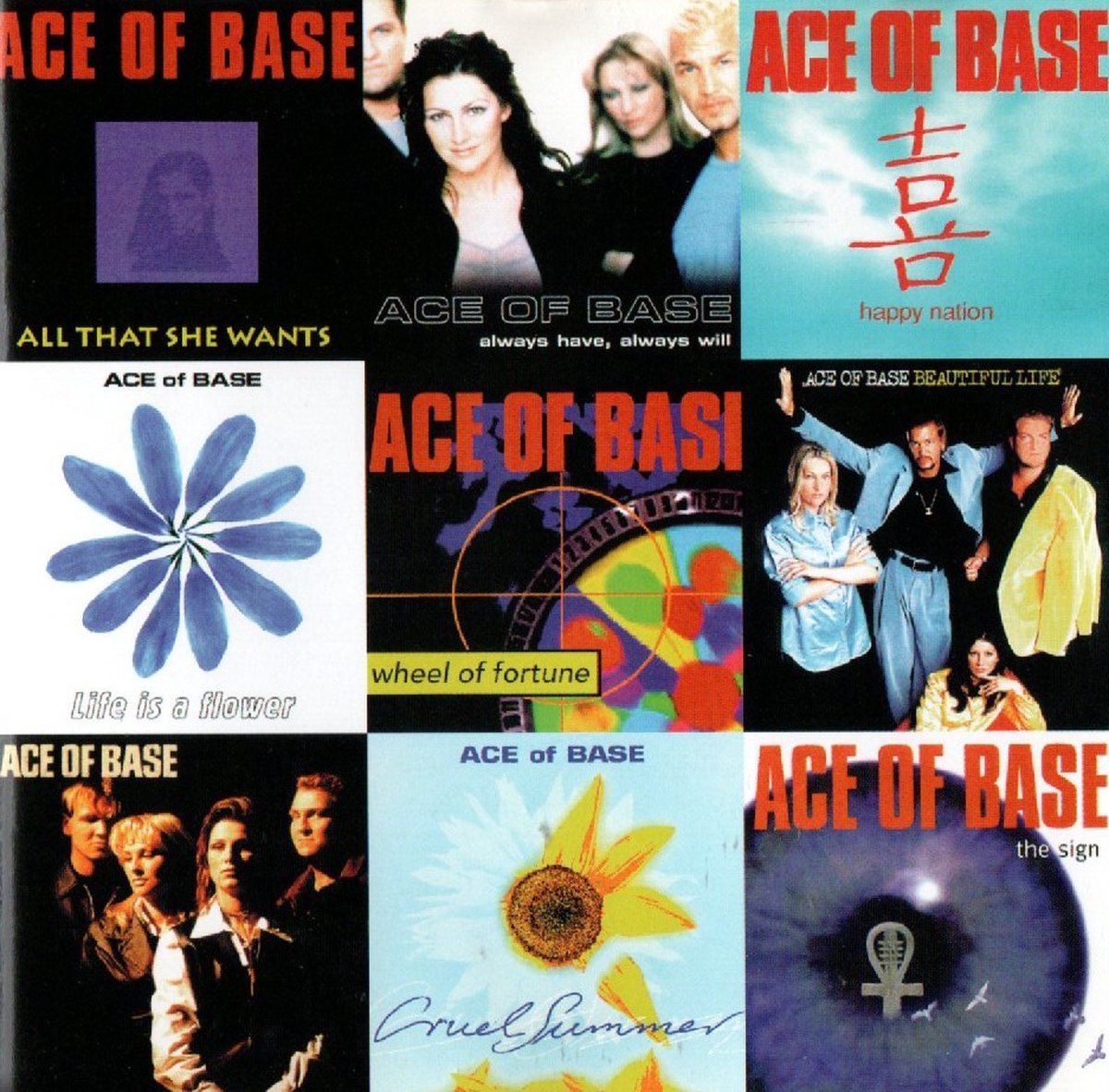 Ace of Base Singles of the 90s, Ace of Base CD (album) Muziek