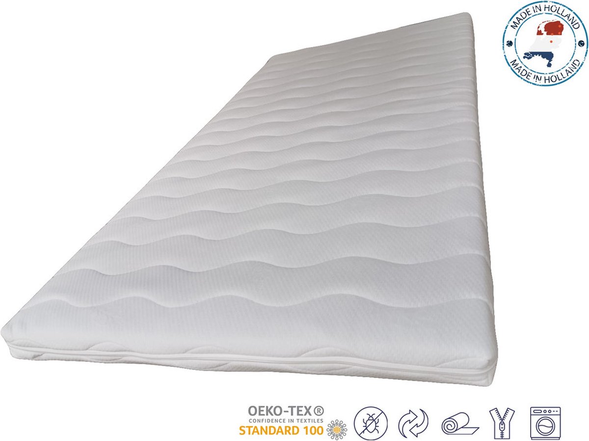 Topdekmatras - Topper - Comfortschuim SG40 - Op Maat - 170x80 - 8 cm