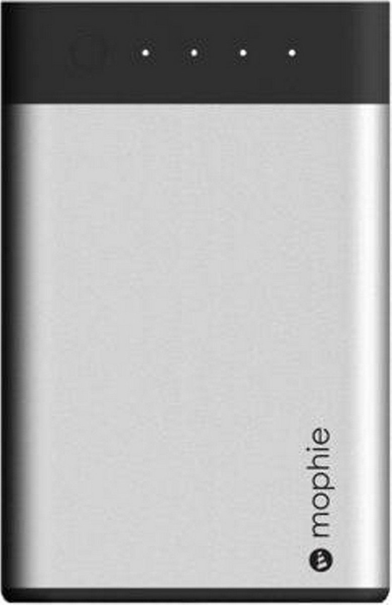 Mophie Portable Charger Plus - 10050mAh - Zilver/Zwart