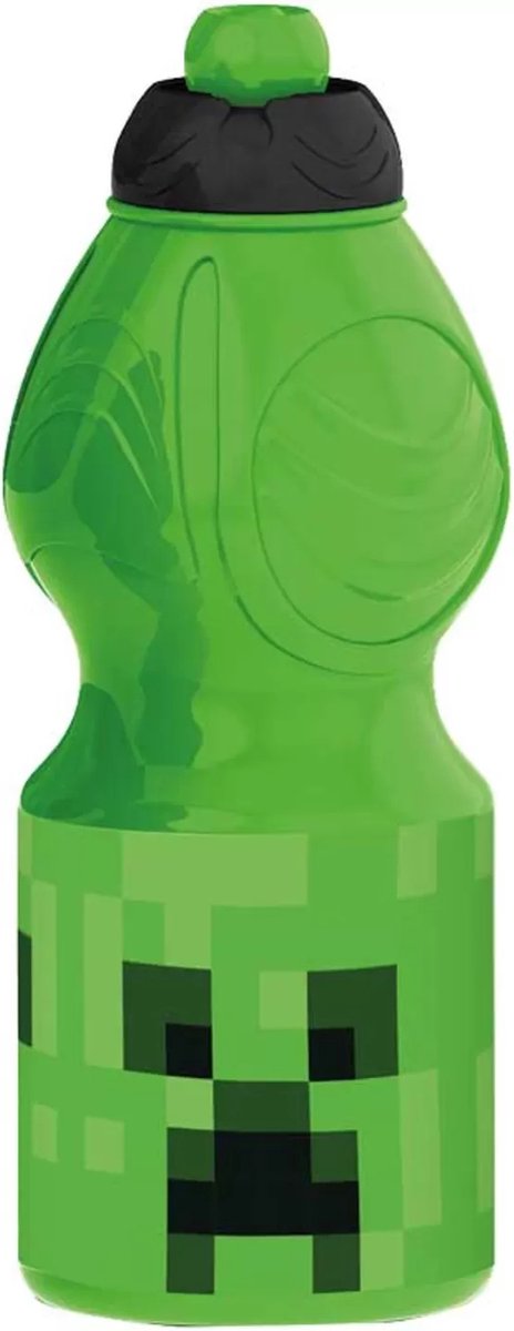 Stor Bidon Minecraft Junior - Drinkfles - 400ml - Groen van Stor  — afbeelding 5