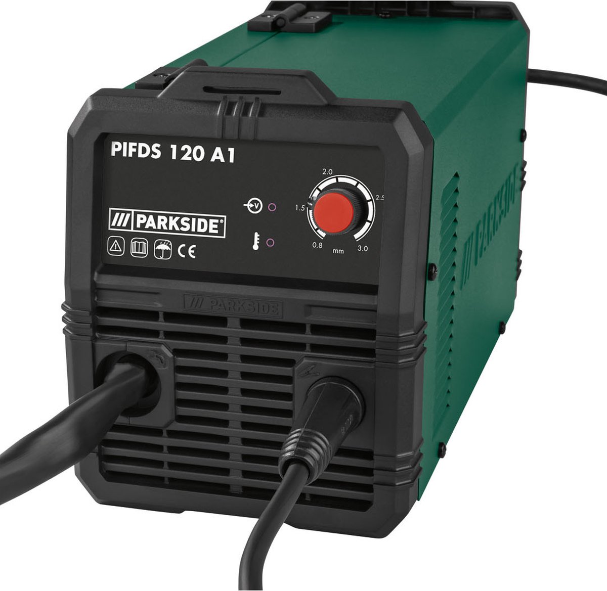 Parkside Inverter Vuldraad Lasapparaat - Lastechniek: lassen met gevulde draad - Lasstroom: 25-120 A - Vermogen: 230 V - Inverter technologie - Optimale lasresultaten - Ventilator koeling – foto 6