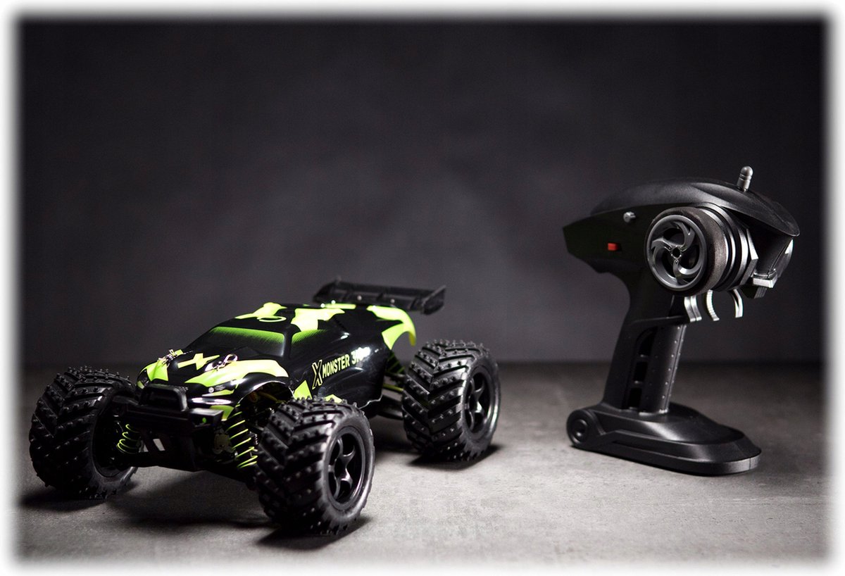 Overmax X-Monster 3.0 - RC Auto - 4x4 wielaandrijving - Schaal 1:18 - 30km/h - Bestuurbare Auto - Volwassenen & Kinderen - Afstandsbestuurbare Auto - Offroad Monstertruck — afbeelding 16