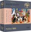 Afbeelding van het spelletje Trefl hout Honden Vriendschap puzzel - 1000 stukjes