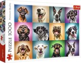 Trefl Grappige Honden puzzel - 1000 stukjes
