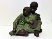 Geert Kunen - Statue - Fille/Garçon - Musique - Amour - Fait main - 25cm - GK03
