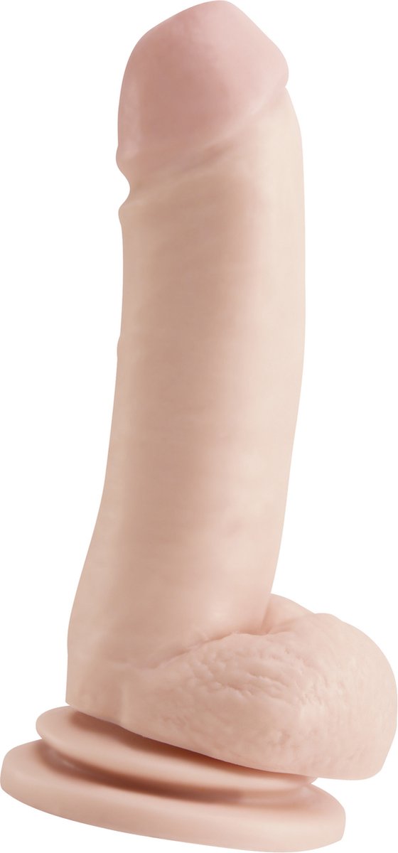 Pipedream Basix Rubber Works realistische dildo Suction CupDongkin beige - 8 inch