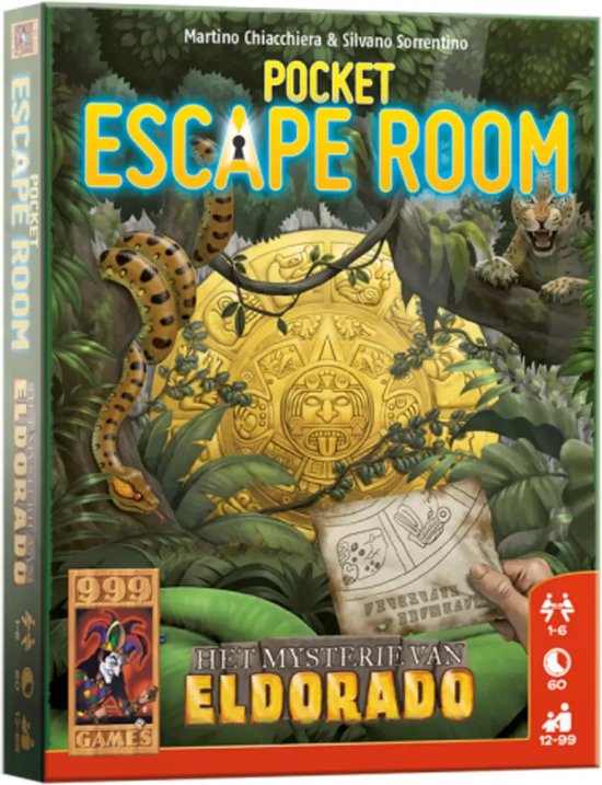 Pocket Escape Room: Het Mysterie van Eldorado Breinbreker - 999 Games