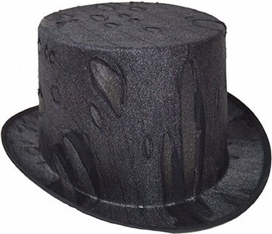 Halloween Hoed - hoge hoed - horror thema - volwassenen - Vampier - Graaf Dracula