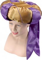 Chapeau Sultan or et violet