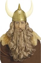 Luxe viking pruik met baard en snor