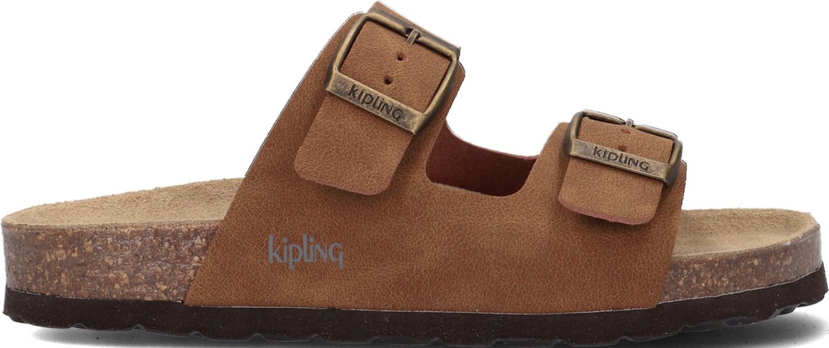 Kipling Sunset 5 Slippers - Jongens - Cognac - Maat 31
