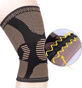 Kniebrace maat L / ondersteunende compressieband / knieband / sportbrace / maat L / bandage / unisex / koper