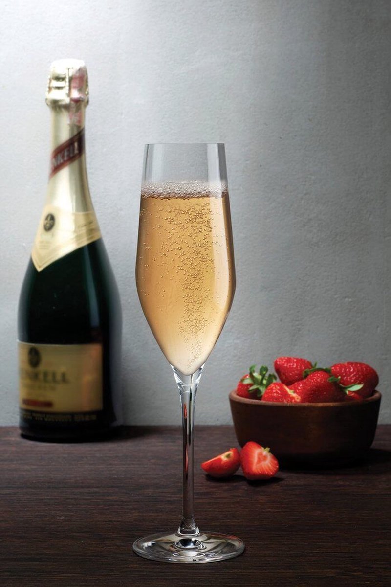 Nude - Champagneglazen - Champagne - Glazen - Vinifera 245 ml - Set van 2 stuks