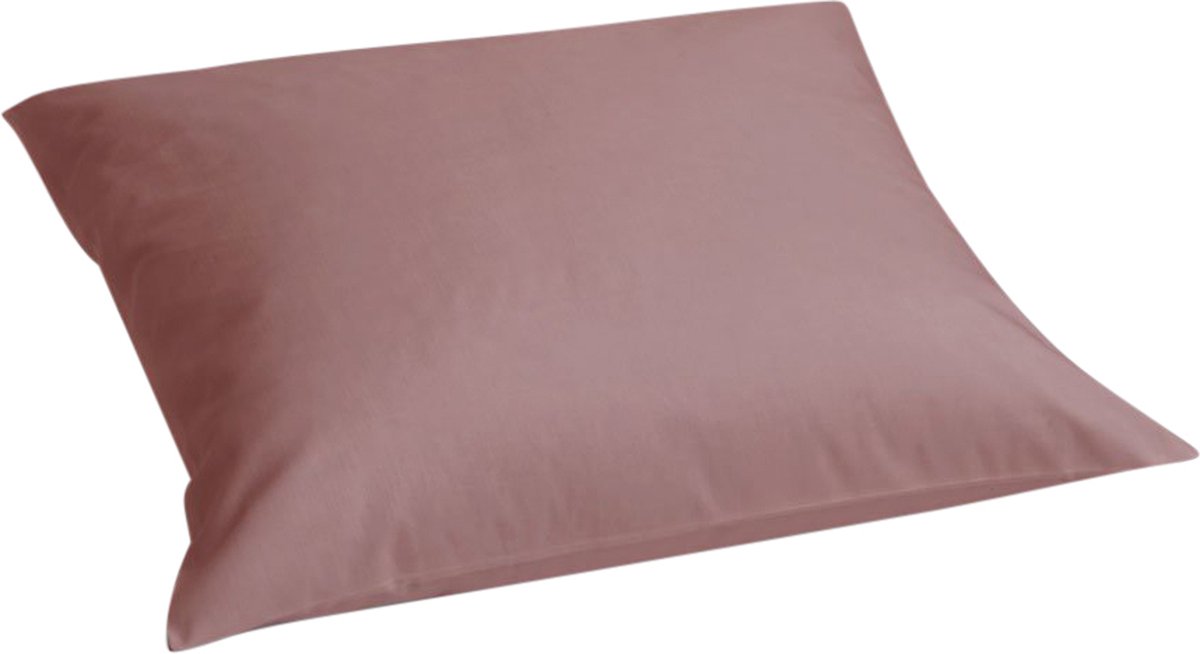 Yumeko kussensloop katoen TENCEL™ poederroze 50x60 - Biologisch & ecologisch - 1 stuk Blush Rose