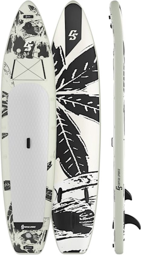 CAPITAL SPORTS Kipu Allrounder 365 opblaasbaar paddleboard - SUP-board set - supboard - cruiser - 5 handgrepen - Inclusief reparatieset