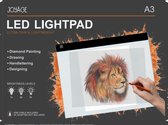 Lichtbak voor Tekenen  A3 - Dimbaar Professionele Lightpad diamond painting – 3 lichtsterktes - Lightpad A3 dimbaar – Lightpads - Tekenborden - lightpads