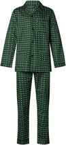 Gentlemen katoenen heren pyjama - 94.29 - Groen - 52