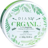 Organic haarmasker 300g voor thuiszorg na de behandeling HaarBotox zonder parabenen, sulfaten en siliconen met coconut oil en panthenol voor alle haarsoorten