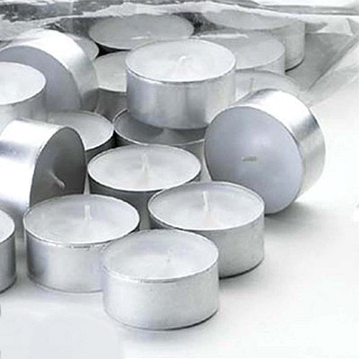 1200 stuks witte 6-uurs waxinelichtjes