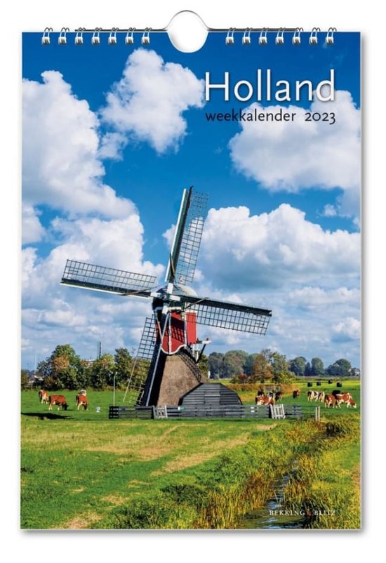 Bekking & Blitz - Weeknotitiekalender 2023 - Holland weekkalender 2023 -  Wandkalender... | bol.com