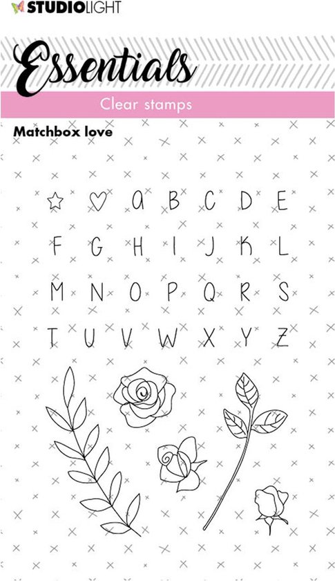 Studio Light Essentials clear stamp matchbox Love | bol