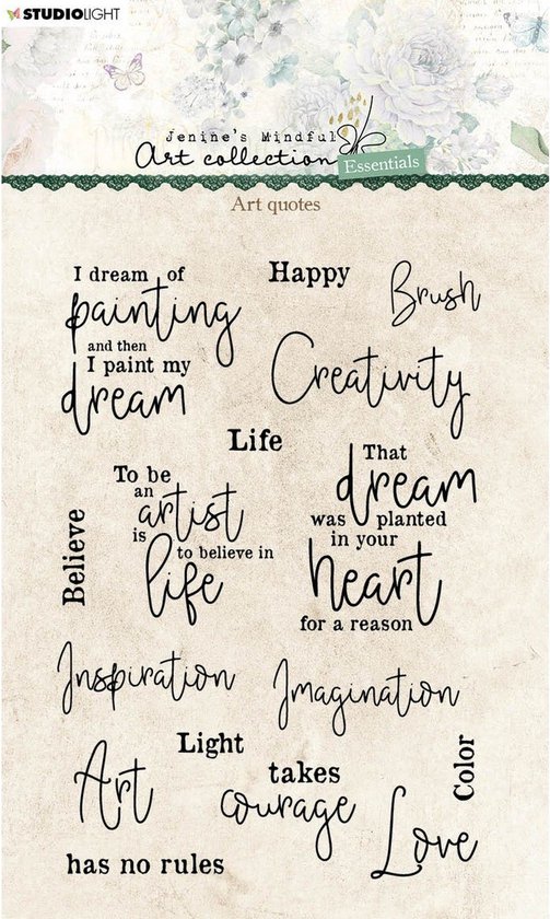 Studio Light Essentials clear stamp Art quotes nr.111 | bol.com